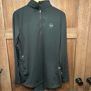 Veil Spark Women's Black Quarter-Zip Top